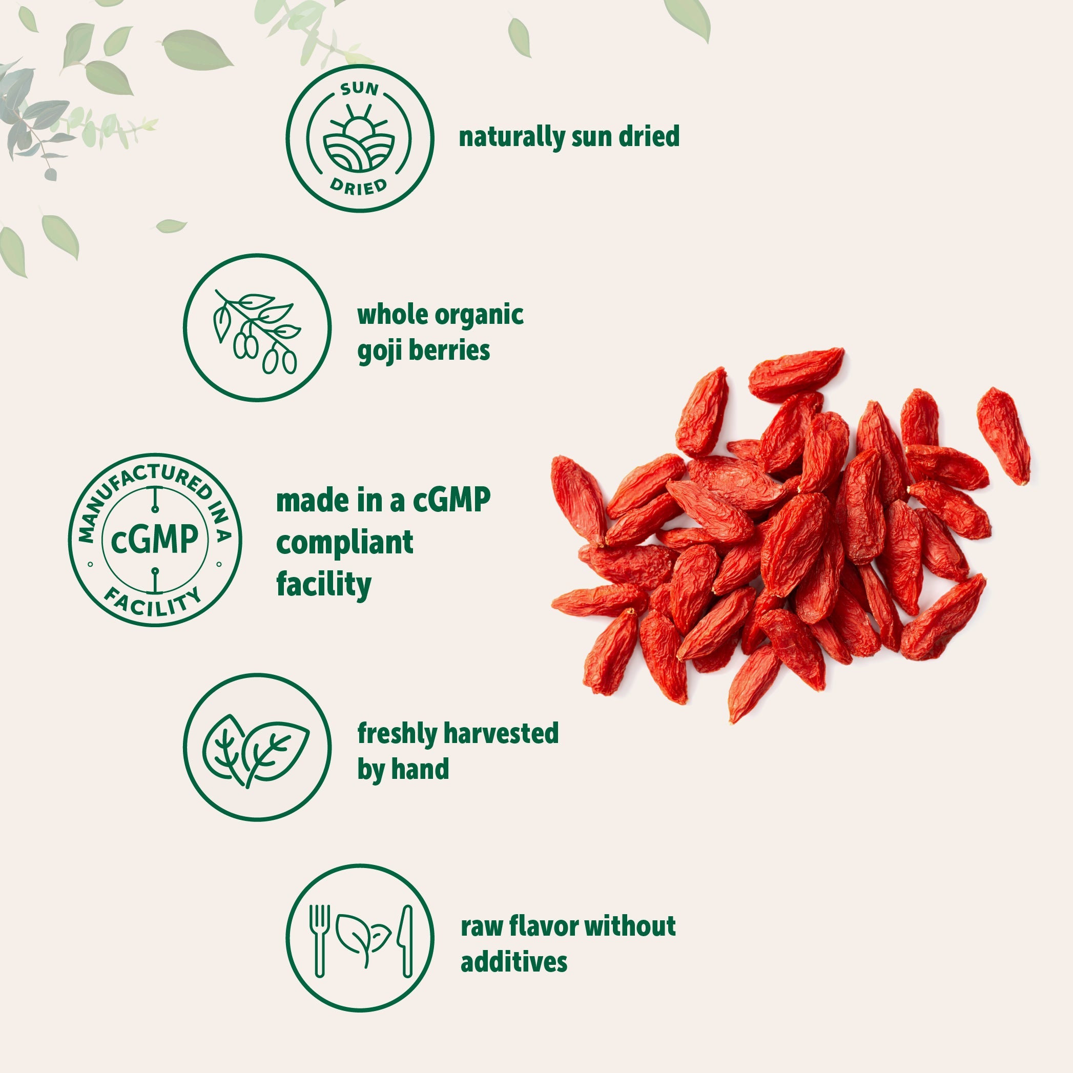 Micro Ingredients Organic Goji Berries, 1lb