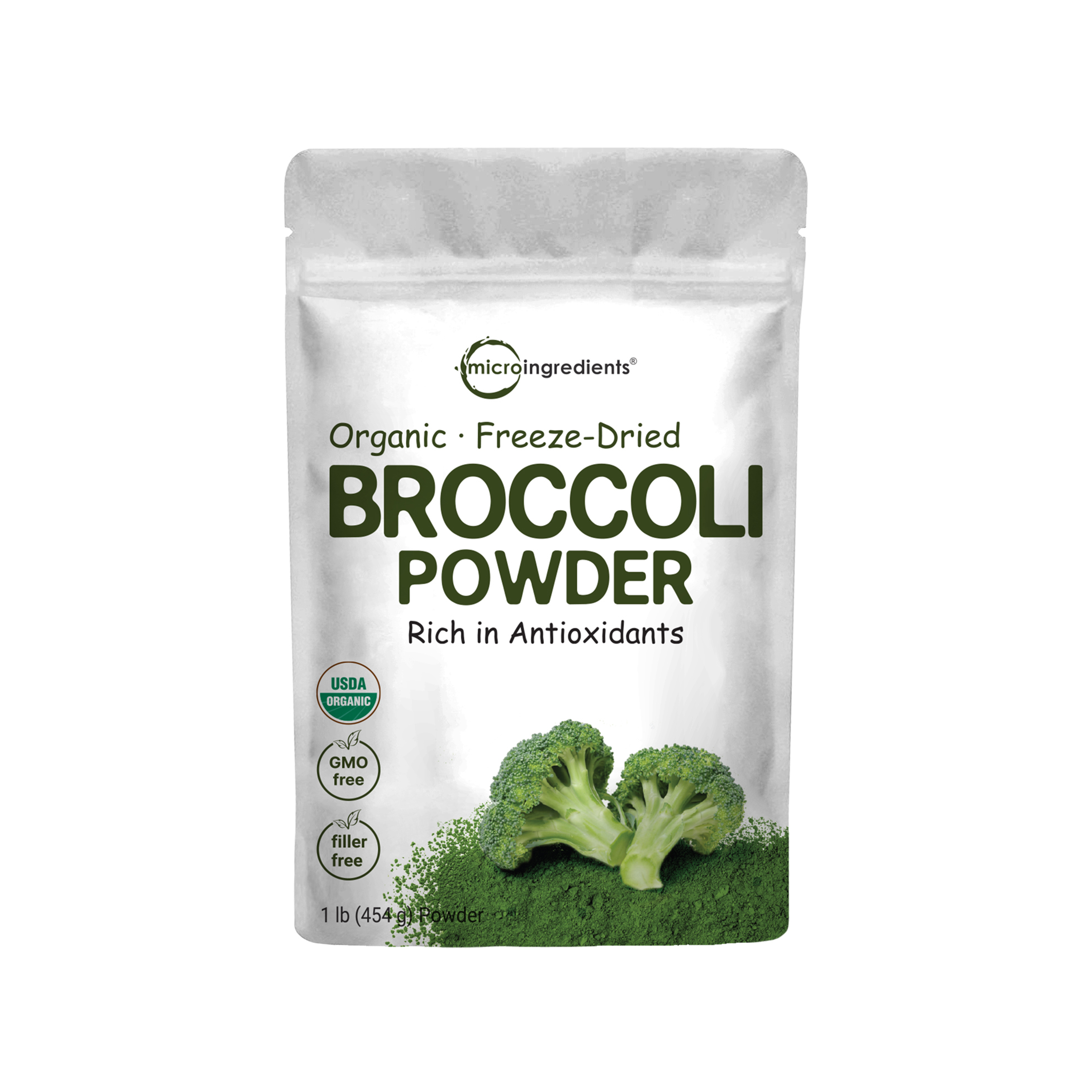 Micro Ingredients Organic Broccoli Powder, 1lb