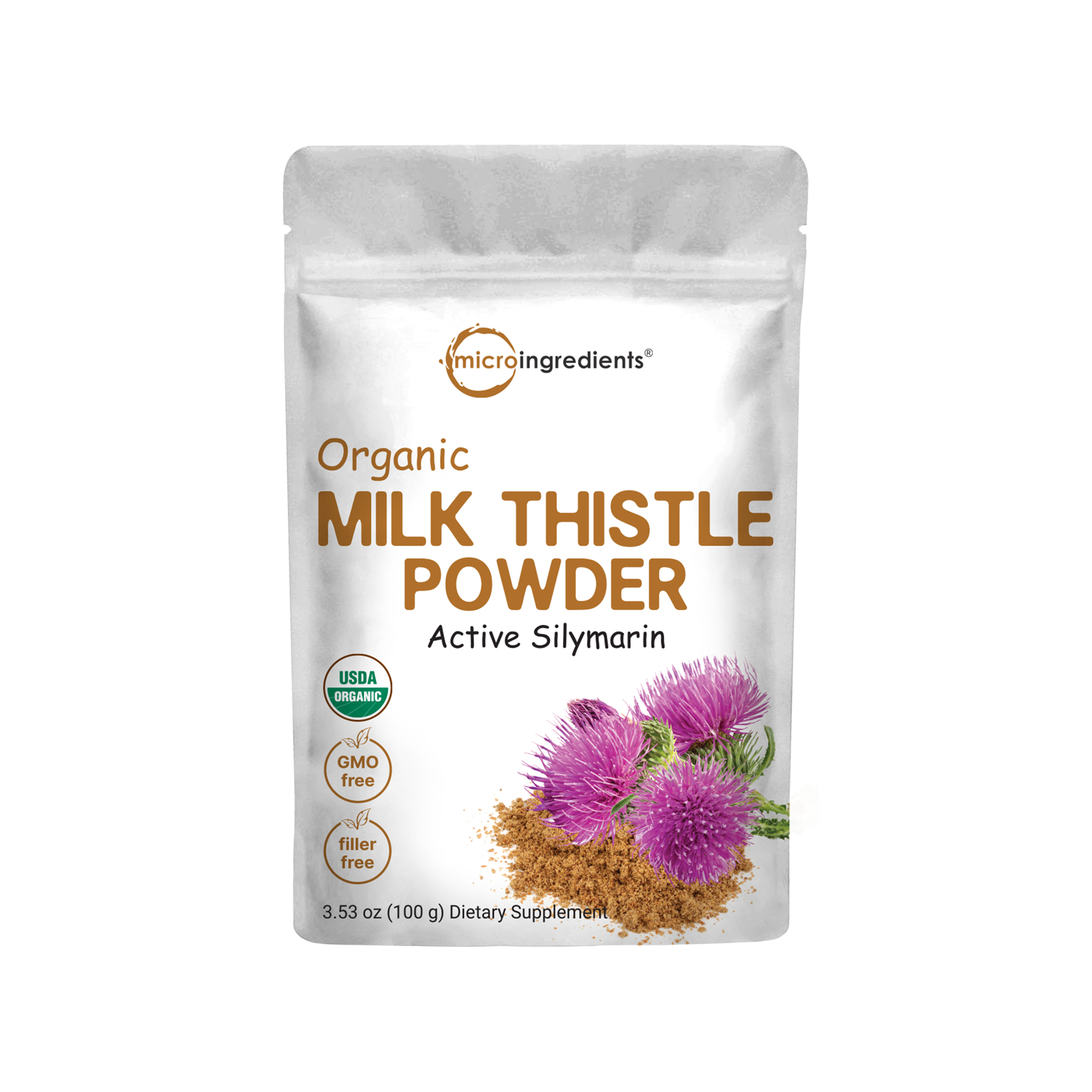 Micro Ingredients Organic Milk Thistle Powder