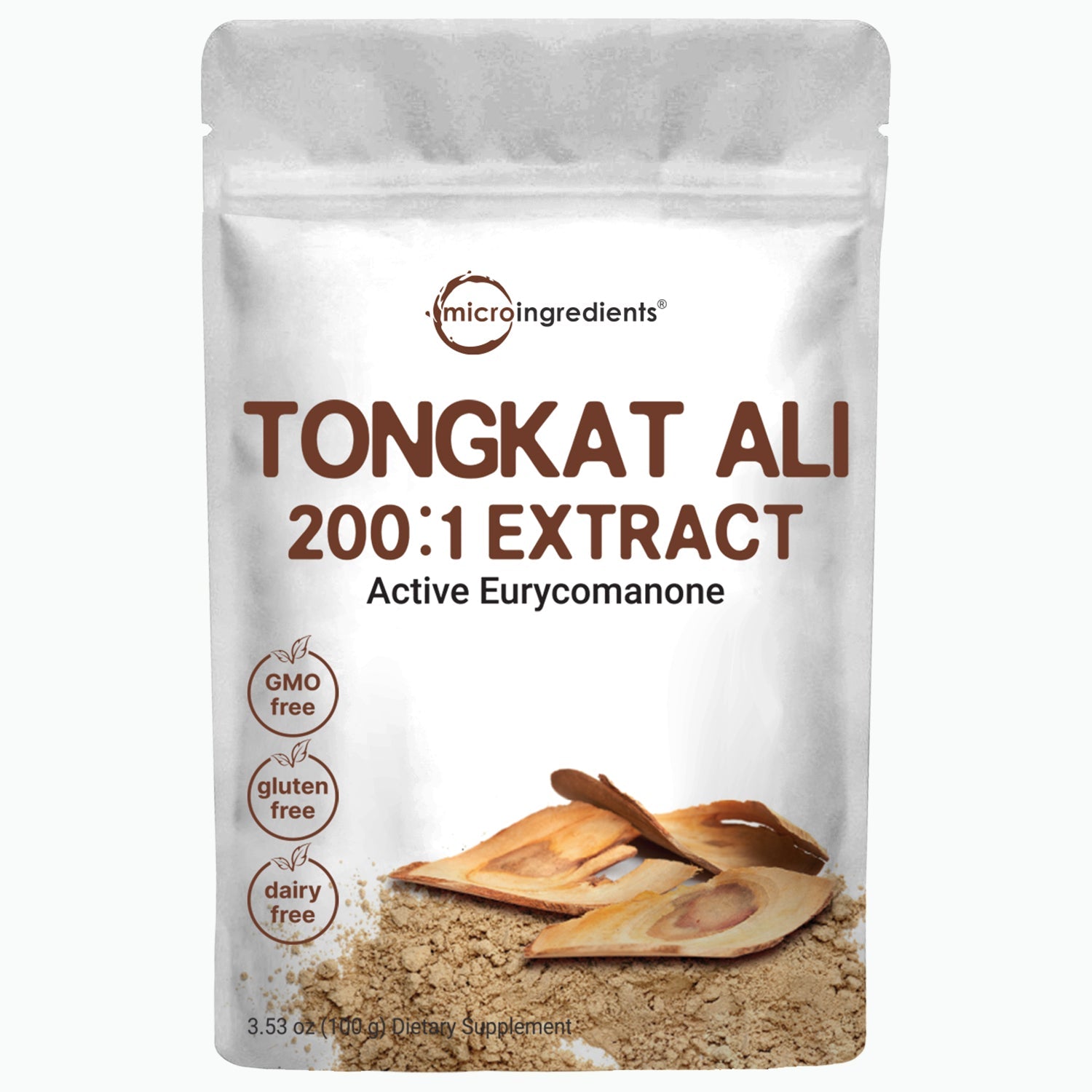 Micro Ingredients Tongkat Ali (longjack) Powder, 100 Grams