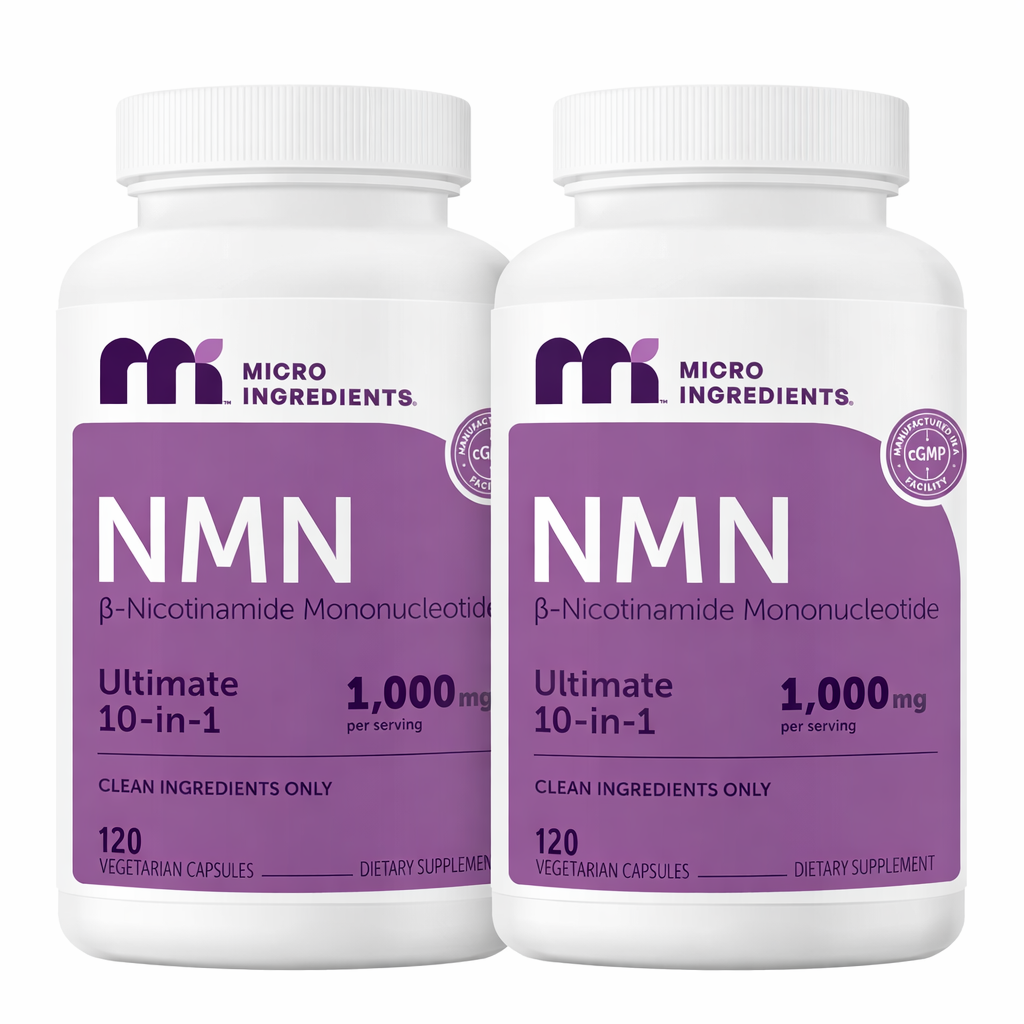 Micro Ingredients NMN Complex 1,000mg Per Serving, 240 Veggie Capsules