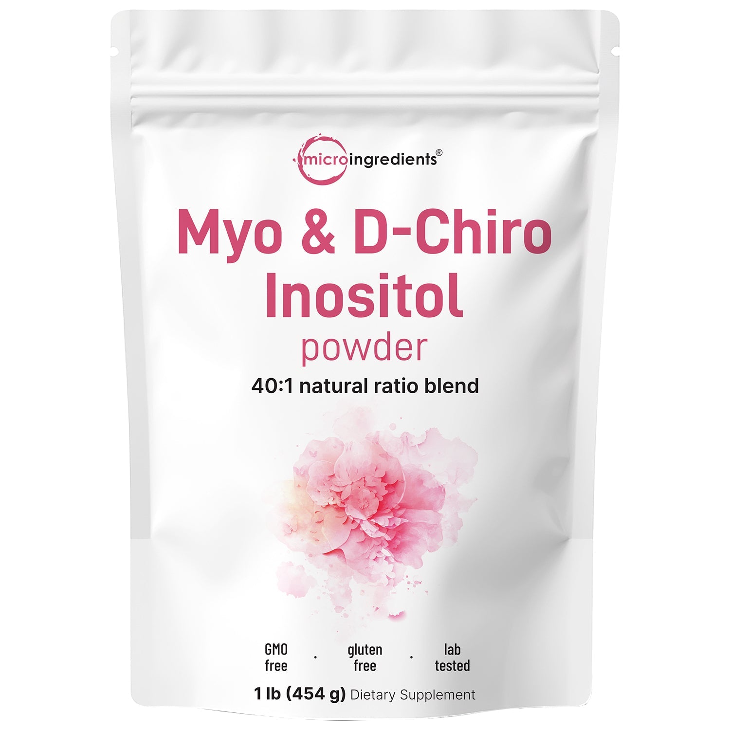 Micro Ingredients Myo & D-Chiro Inositol Powder, Hormonal Balance & Ovarian Support